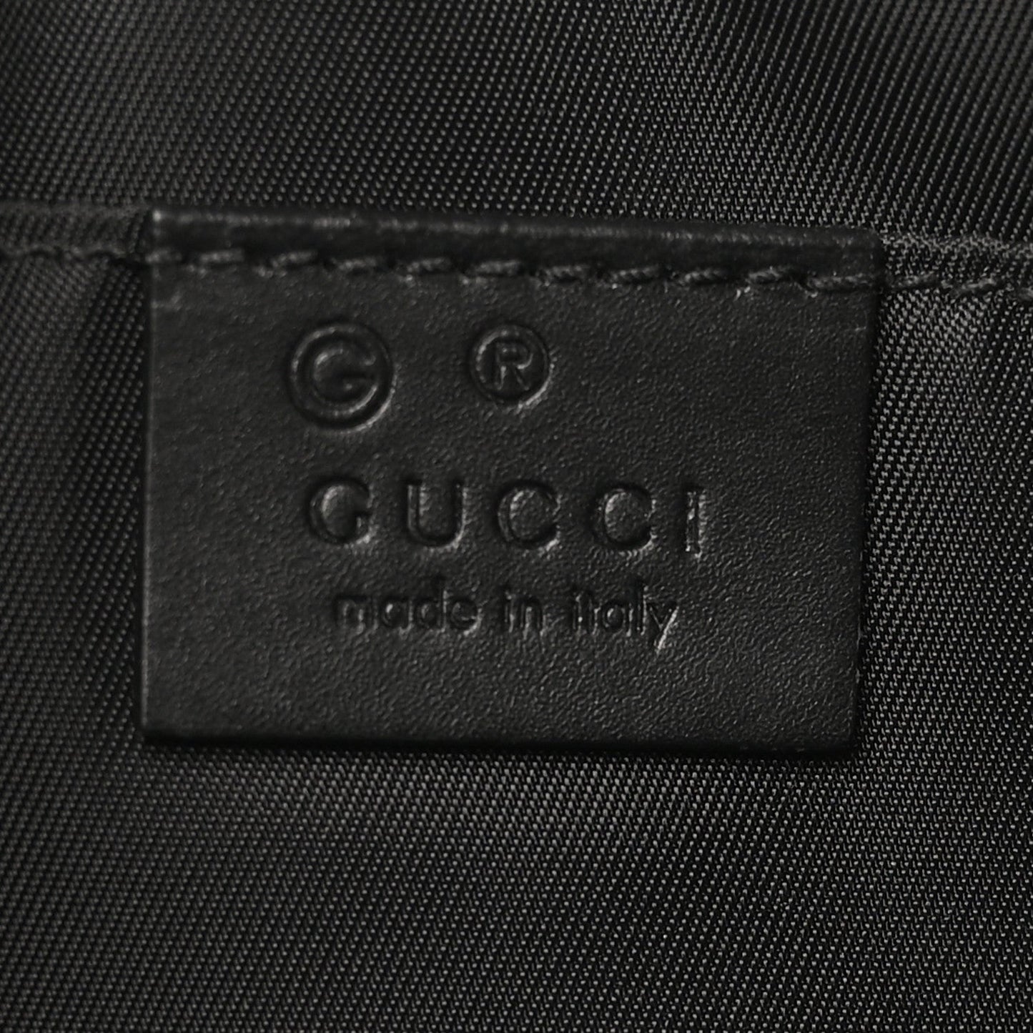 Canvas Web Slim Belt Bag Black