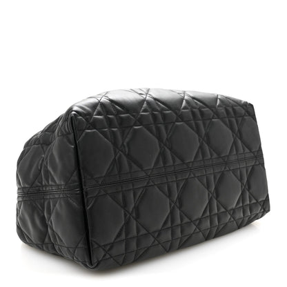 Calfskin Macrocannage Medium Toujours Black