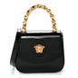 Patent Mini La Medusa Bag Black
