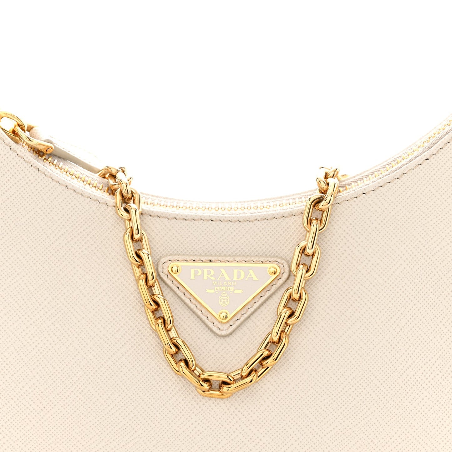 Saffiano Re-Edition 2005 Shoulder Bag White