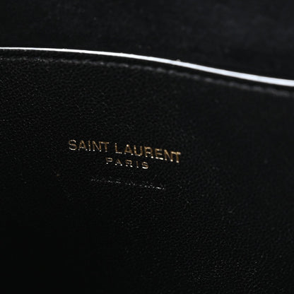 Lambskin Pochon Shoulder Bag Black