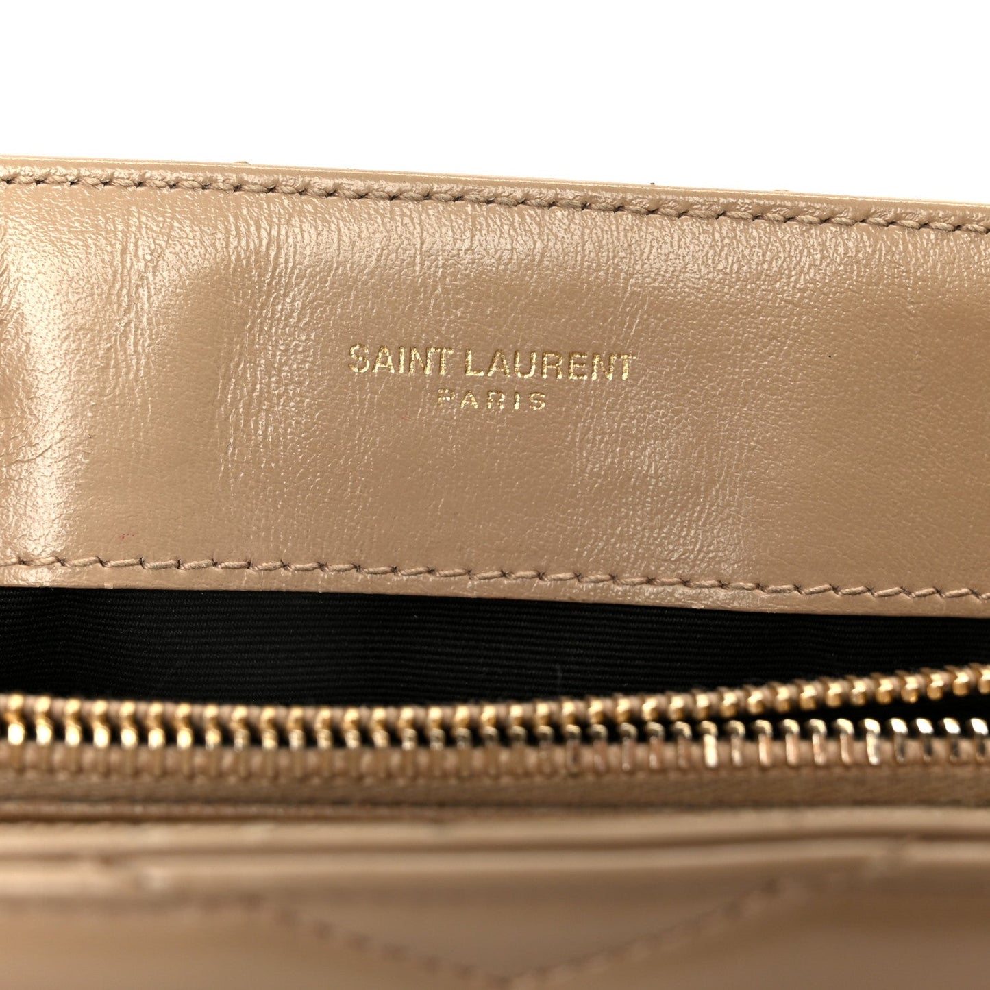 Calfskin Y Quilted Monogram Small Loulou Chain Satchel Dark Beige