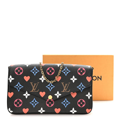 Game On Felicie Chain Wallet Black