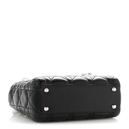 Lambskin Cannage Mini Lady Dior Black