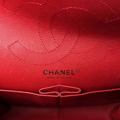 Iridescent Calfskin Quilted 2.55 Reissue 226 Flap Red