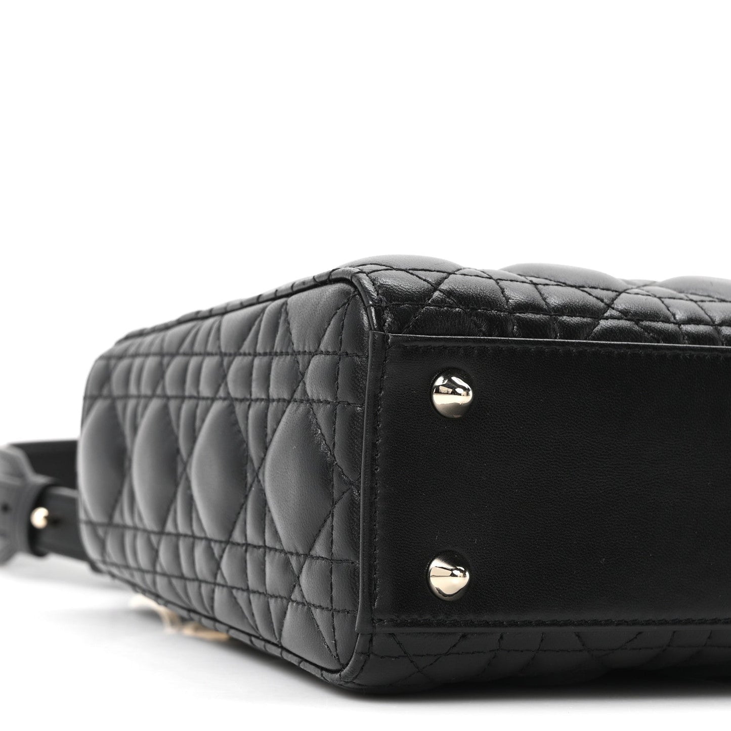 Lambskin Cannage Small My ABCDior Lady Dior Black