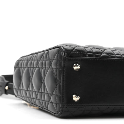 Lambskin Cannage Small My ABCDior Lady Dior Black