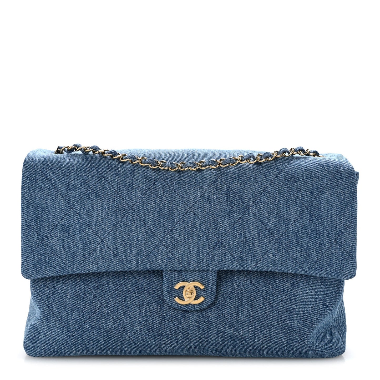 Denim Souplissimo Maxi Flap Blue
