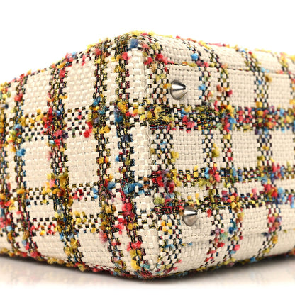 Tweed Medium Lady Dior  Orange Multicolor