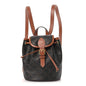 Triomphe Canvas Calfskin Mini Folco Backpack Tan