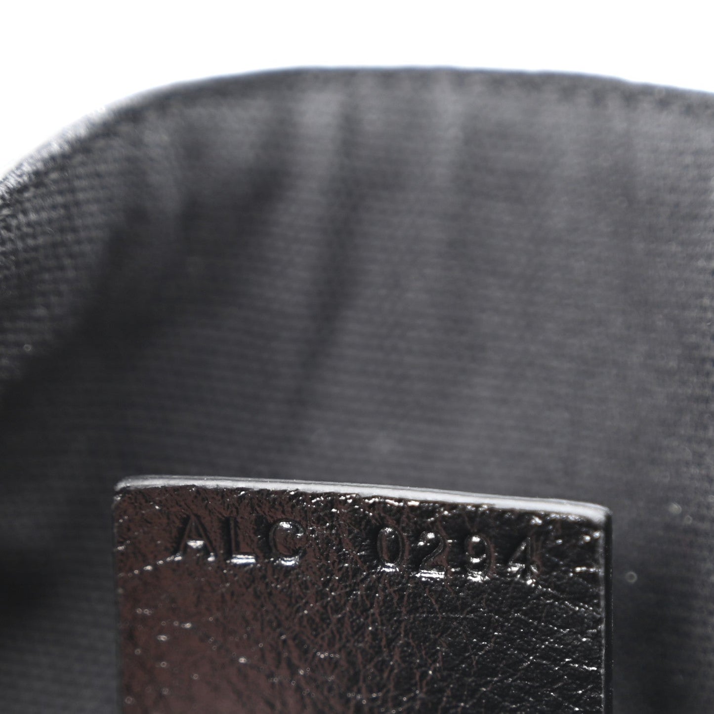 Tumbled Calfskin Nano Voyou Bag Black