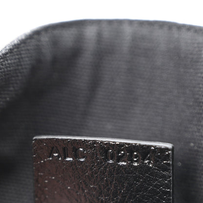 Tumbled Calfskin Nano Voyou Bag Black