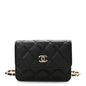 Caviar Quilted Belt Bag Black