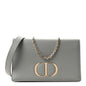 Calfskin 30 Montaigne 2 in 1 Pouch Grey