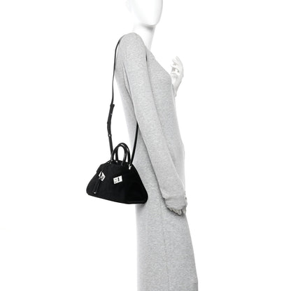 Velvet Strass XS Hug Bag Black