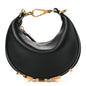 Vitello Grace Matte Nano Fendigraphy Hobo Charm Black