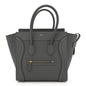 Baby Drummed Calfskin Micro Luggage Kohl