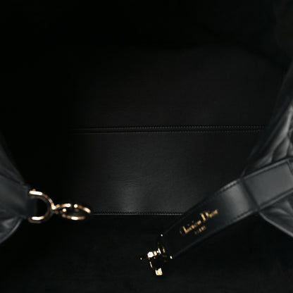 Calfskin Macrocannage Large Toujours Black