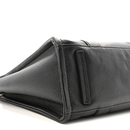 Grained Calfskin Medium The Tote Bag Black