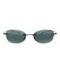 Maui Jim Unisex Round/Oval Black Black Grey Fashion Designer Eyewear