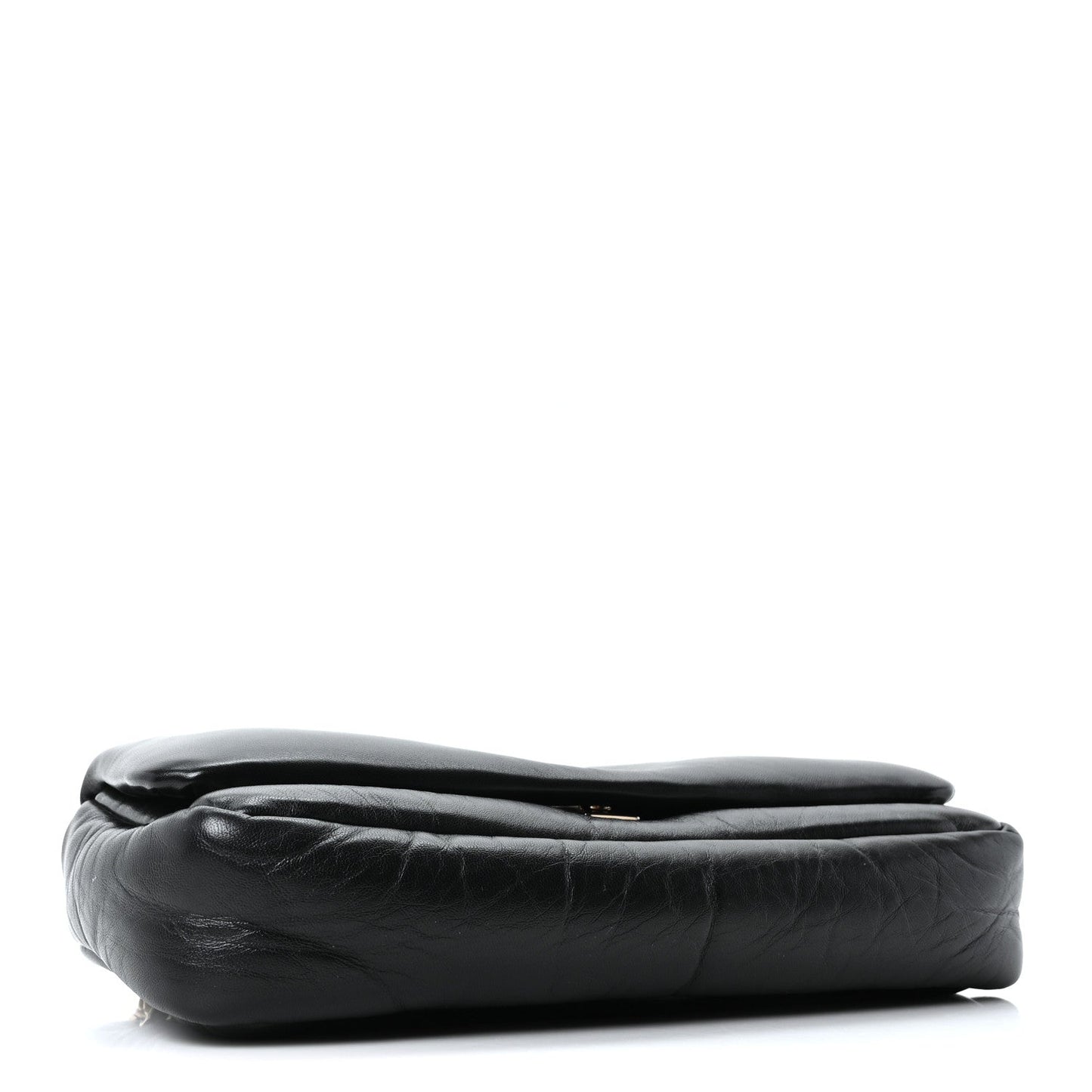 Lambskin Mini GG Milano Top Handle Shoulder Bag Black