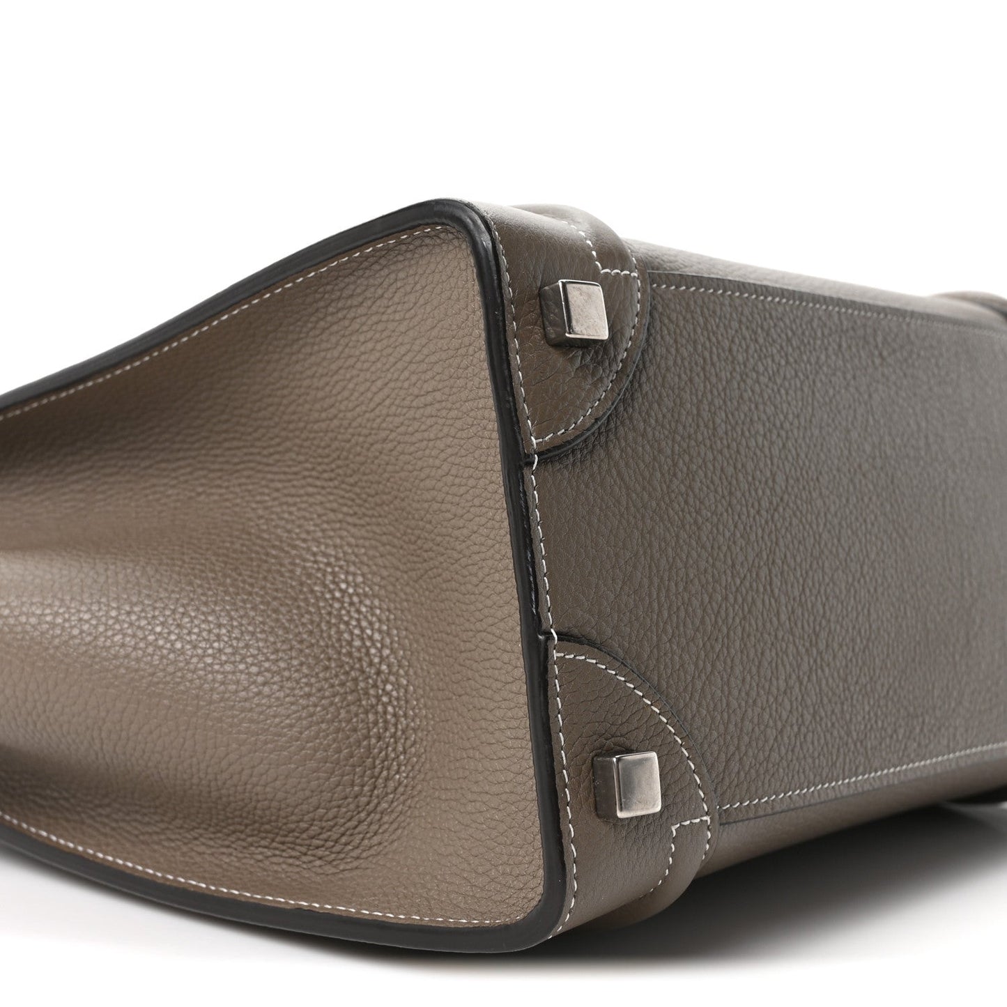 Drummed Calfskin Micro Luggage Souris