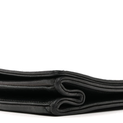 Lambskin Quilted Diamond CC Flap Black
