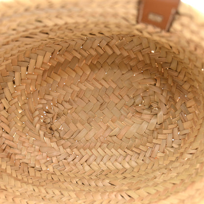 Raffia Small Basket Tote Bag Natural Tan