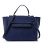 Grained Calfskin Mini Belt Bag Indigo