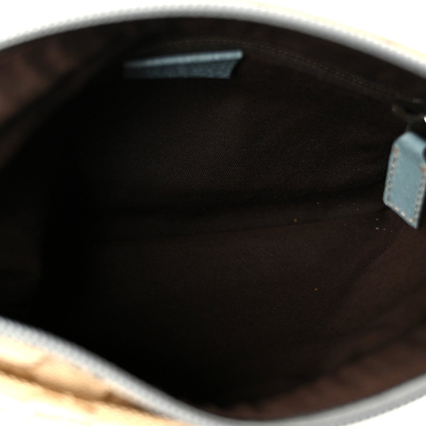 Monogram Web Small Flat Messenger Bag Blue
