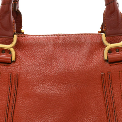 Calfskin Medium Marcie Satchel Brown Delight
