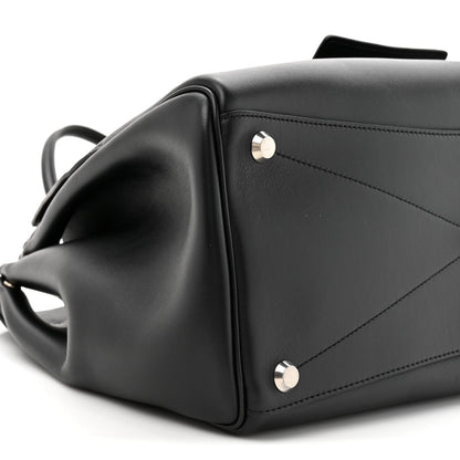 Smooth Calfskin Medium Bel Air Carry All Bag Black