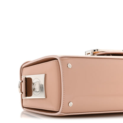 Calfskin Logo Medium Cat Pencil Bag Pink