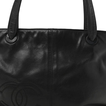 Lambskin CC Shoulder Bag Black