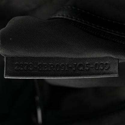 Zucchino Vitello Shoulder Bag Black Moro