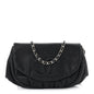 Lambskin Half Moon Wallet On Chain WOC Black