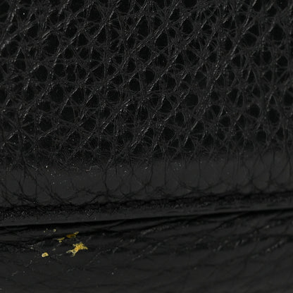 Pebbled Calfskin Hobo Black
