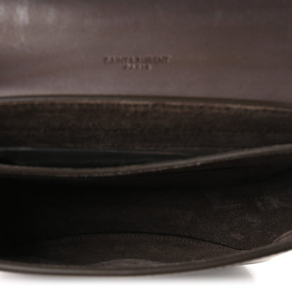 Smooth Vintage Calfskin Small Kaia Satchel Olive