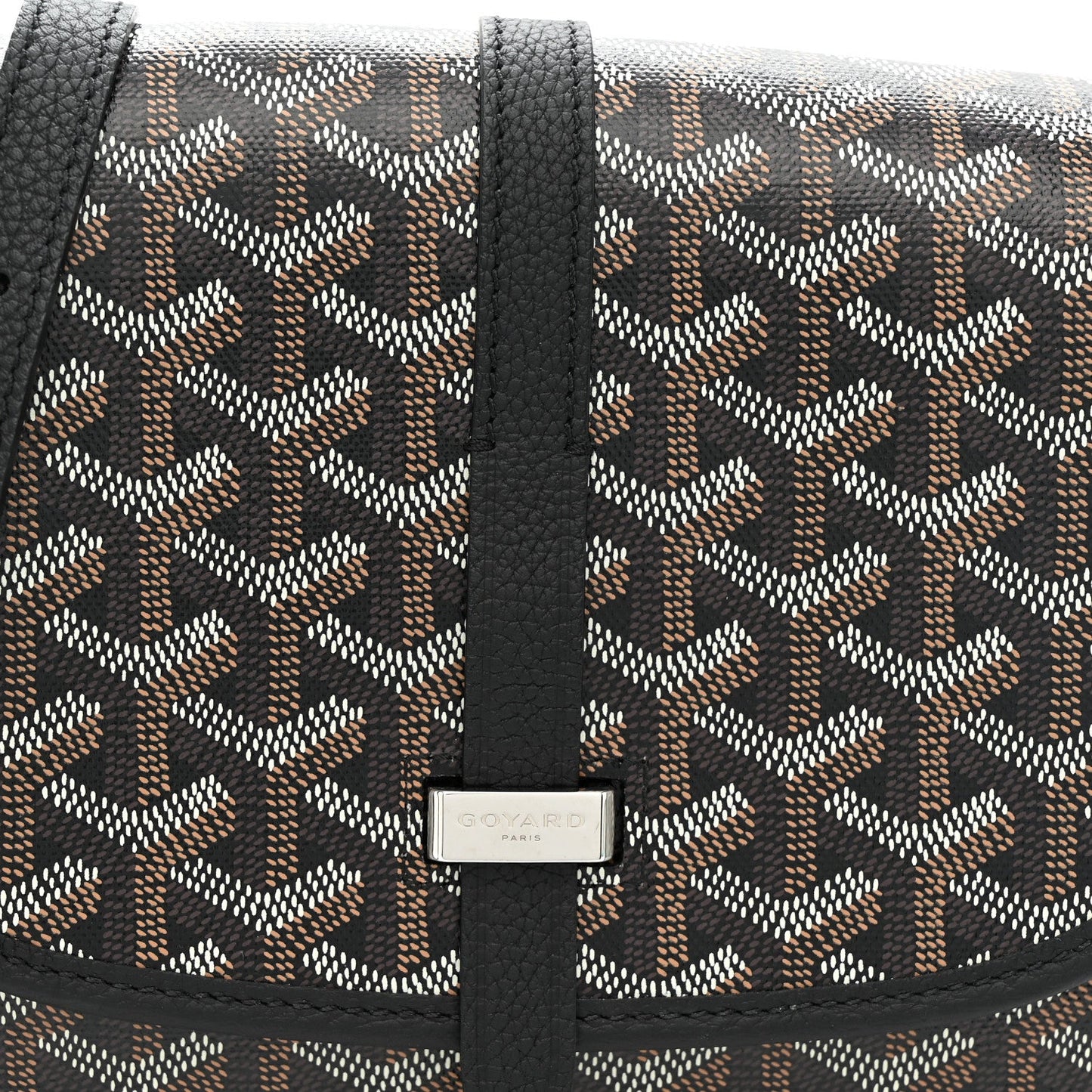 Goyardine Belvedere II PM Messenger Bag Black