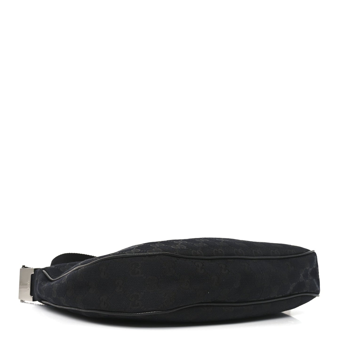 Monogram Medium Half Moon Hobo Black