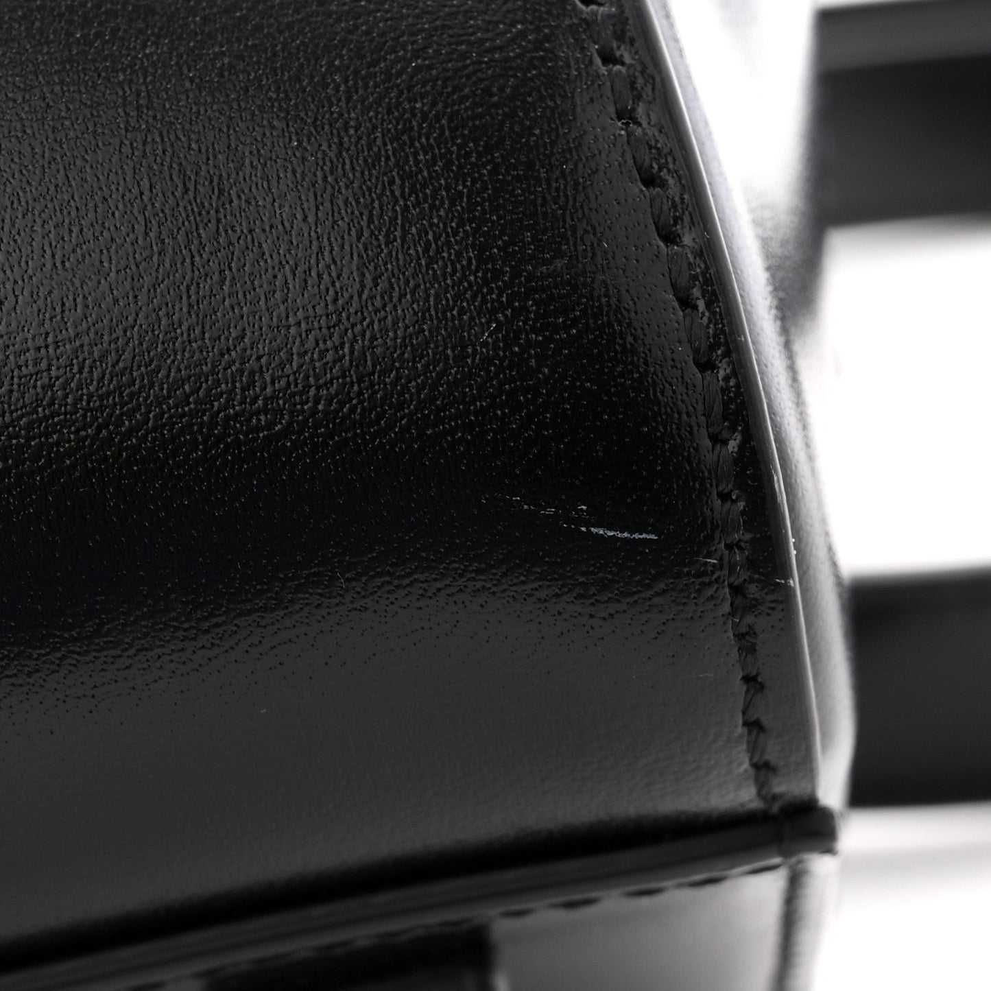 Shiny Lord Calfskin Mini Antigona Black