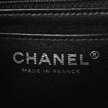 Lambskin Quilted Mini Rectangular Flap Black