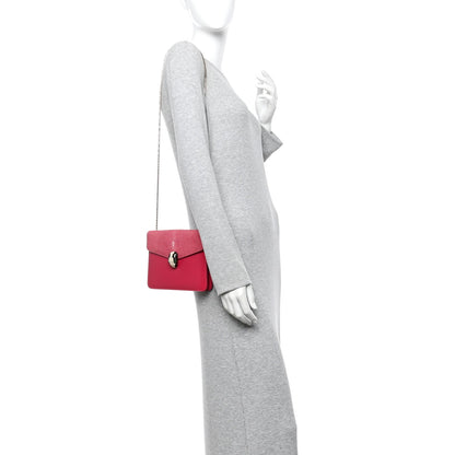 Galuchat Calfskin Serpenti Forever Crossbody Bag Pink