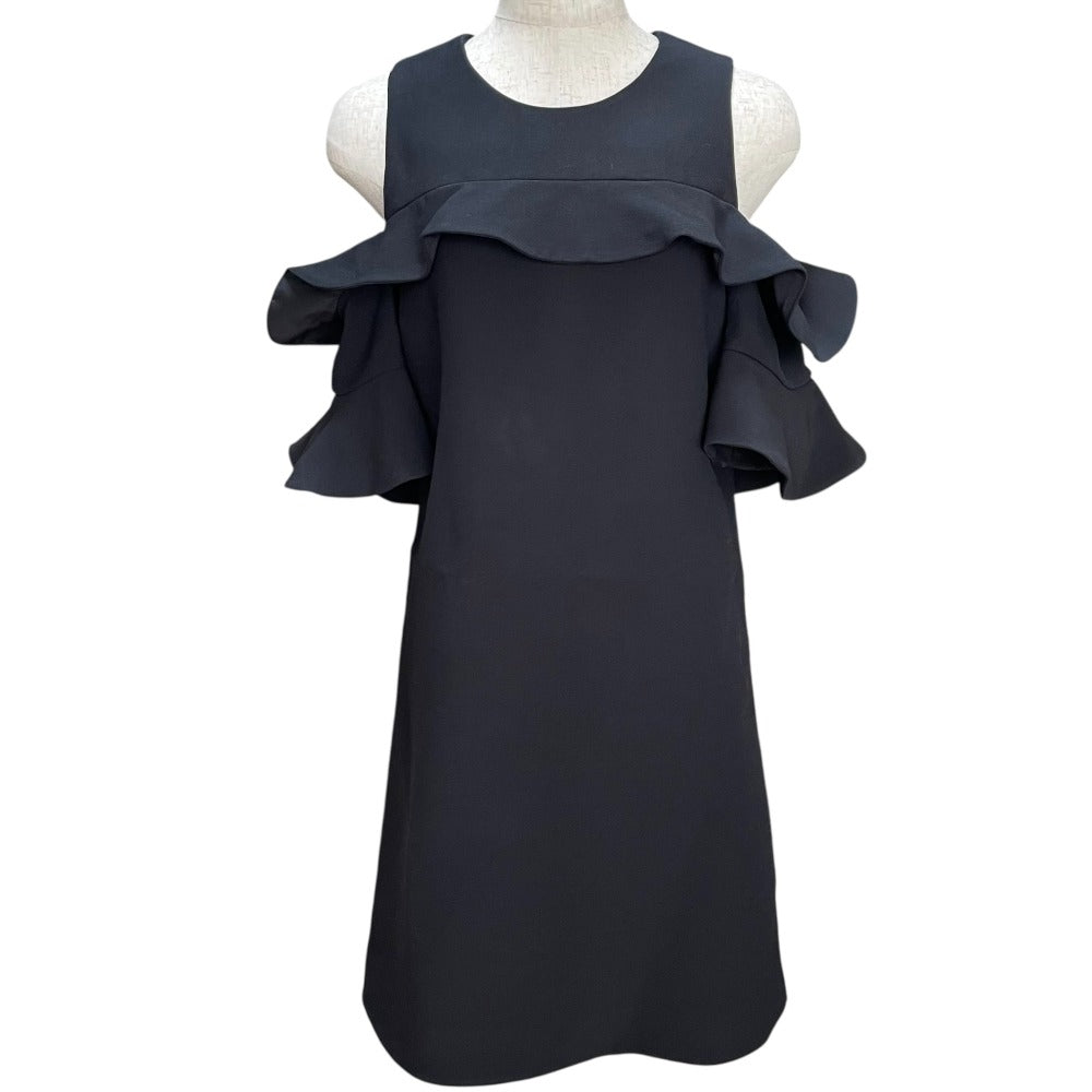 Louis Vuitton Frill Open Shoulder Dress Dress