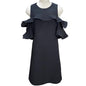 Louis Vuitton Frill Open Shoulder Dress Dress