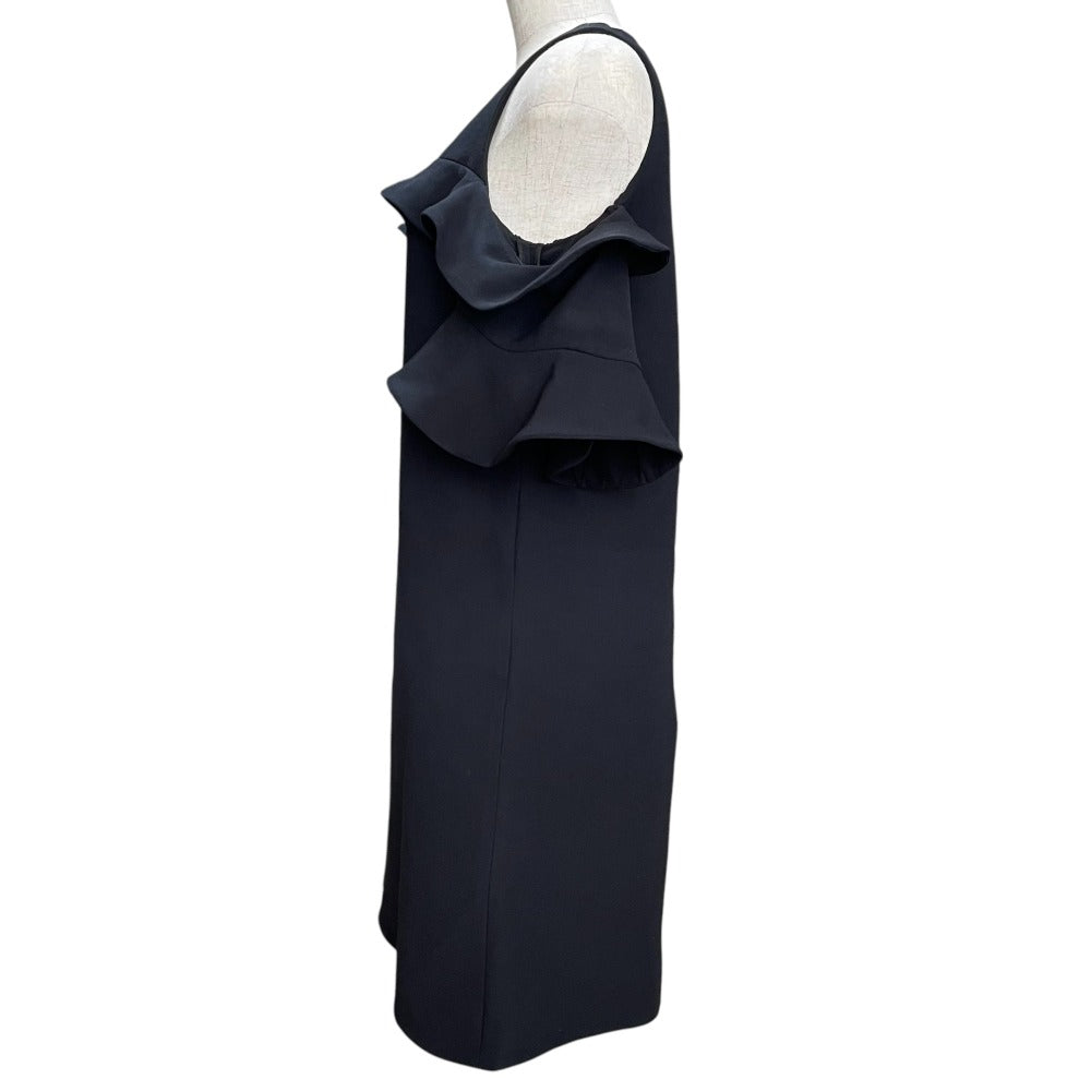 Louis Vuitton Frill Open Shoulder Dress Dress