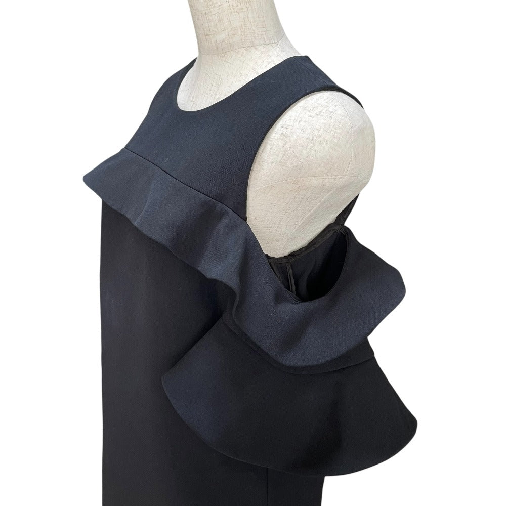 Louis Vuitton Frill Open Shoulder Dress Dress
