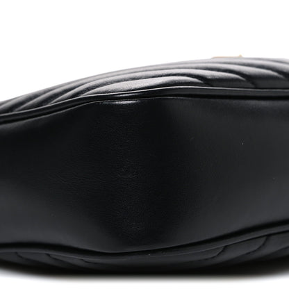 Calfskin Matelasse Monogram Lou Camera Bag Black