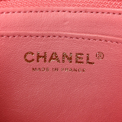 Aged Calfskin Quilted 2.55 Reissue Mini Flap Pink
