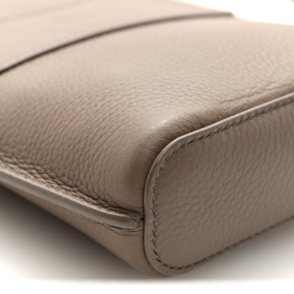 Grained Calfskin Bale Phone Case Warm Mastic
